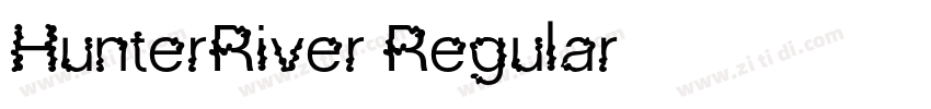 HunterRiver Regular字体转换